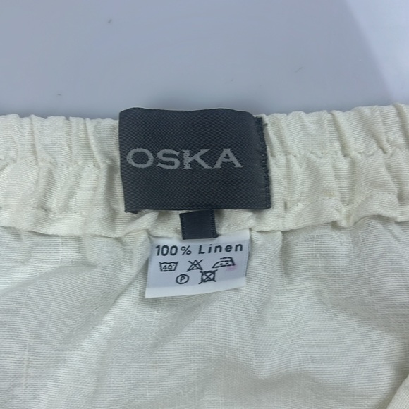 Oska Linen Skirt S129-9 - Picture 3 of 9
